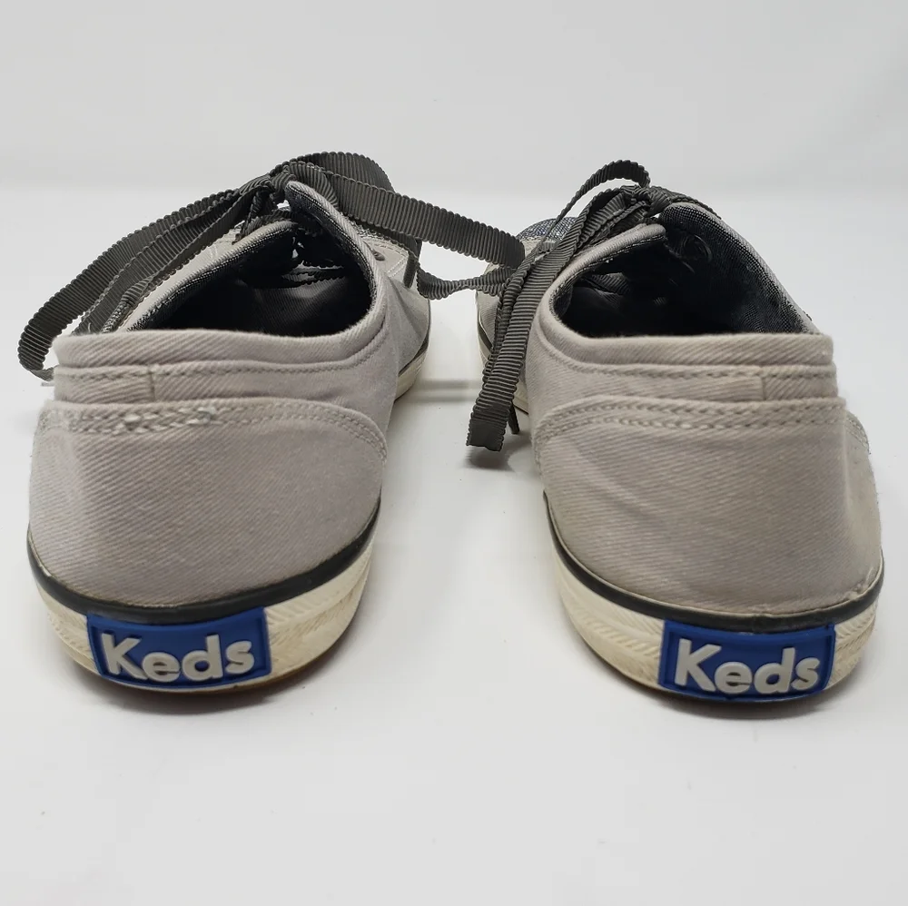 Keds gray canvas with multi color sparkle …